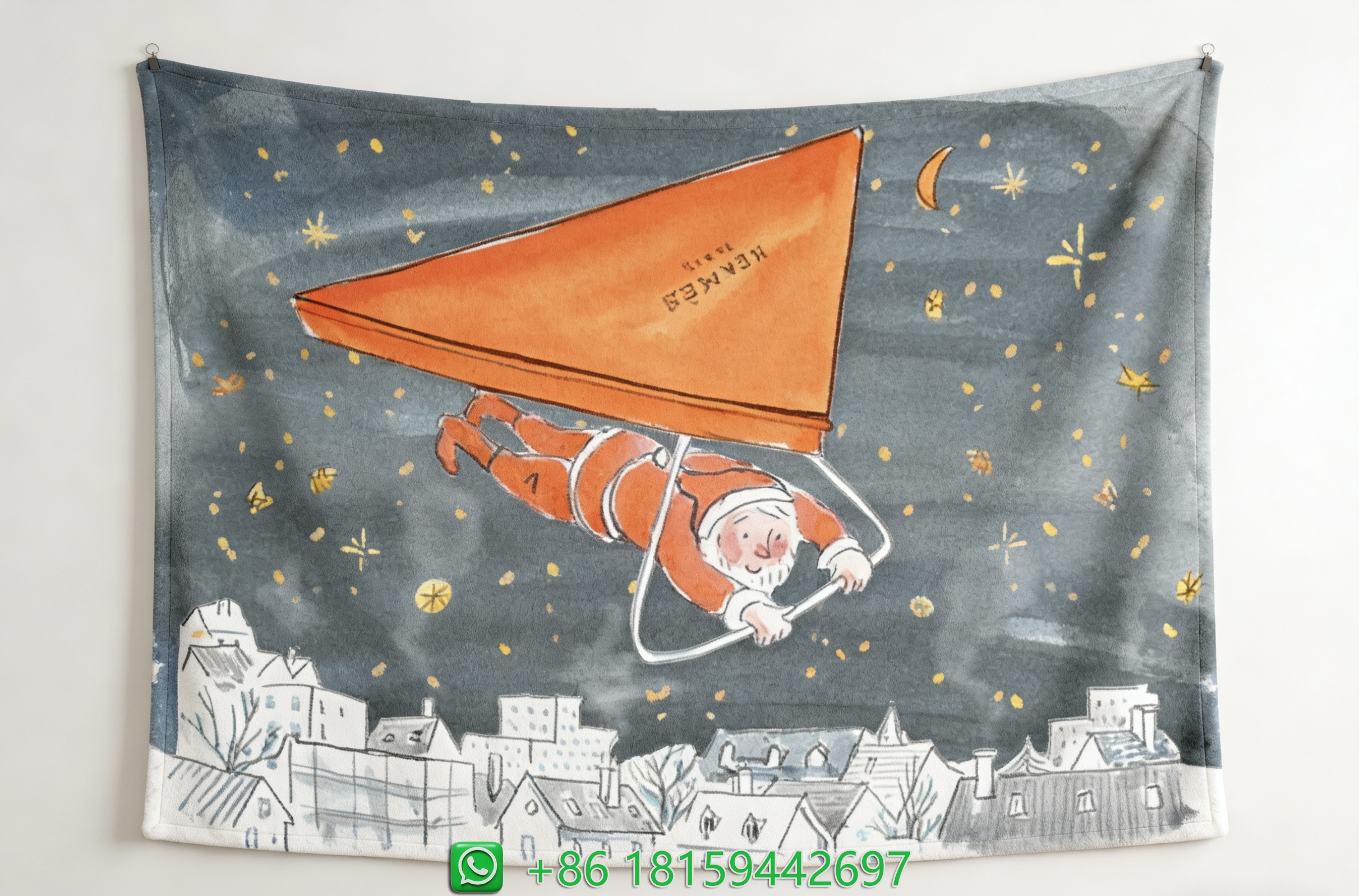Hermes Throw Blankets